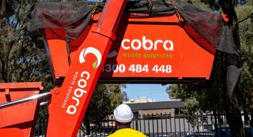 Cobra Waste Skip Bin Acknowledgement